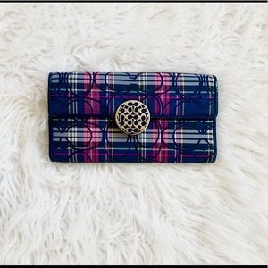 Authentic Coach trifold wallet